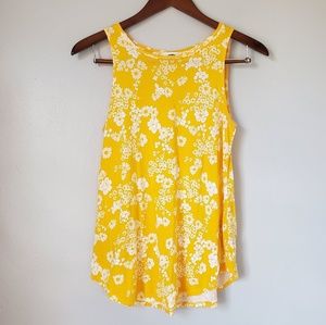 Old navy floral tank top
